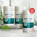 Happy Flora x 3 – ¡20% de dto. en el tercero! – fórmula avanzada de probióticos, prebióticos, magnesio y zinc